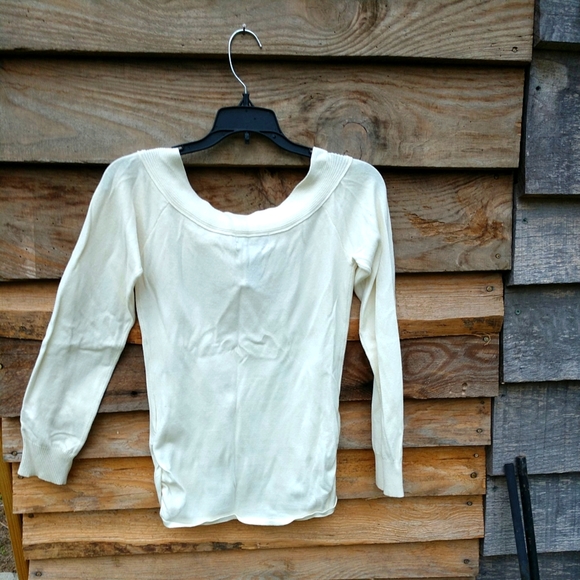 🆕Susie Rose Ivory Sweater Long Sleeves Junior Large 11/13 - Picture 8 of 11